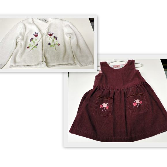 CHEROKEE Jumper and a Sweater sz 24 mo .. EUC - Picture 2 of 7